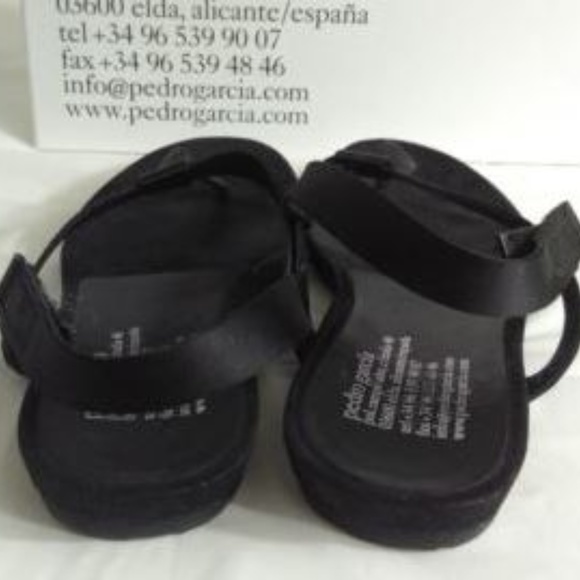 Pedro Garcia Tracy Satin Molded Thong Sandal 7.5 - Picture 6 of 8